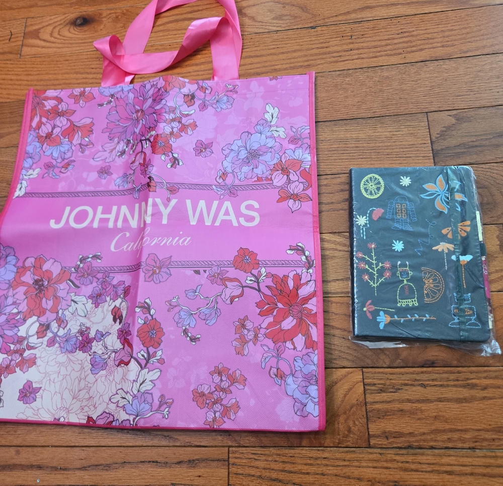 JOHNNY WAS JOURNAL WITH PEN & TOTE